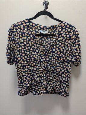 Vtg Java Blouse